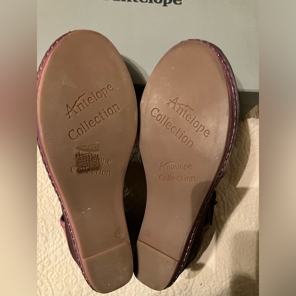 Antelope brand boho t-strap wedge shoes, brand new - Picture 3 of 6